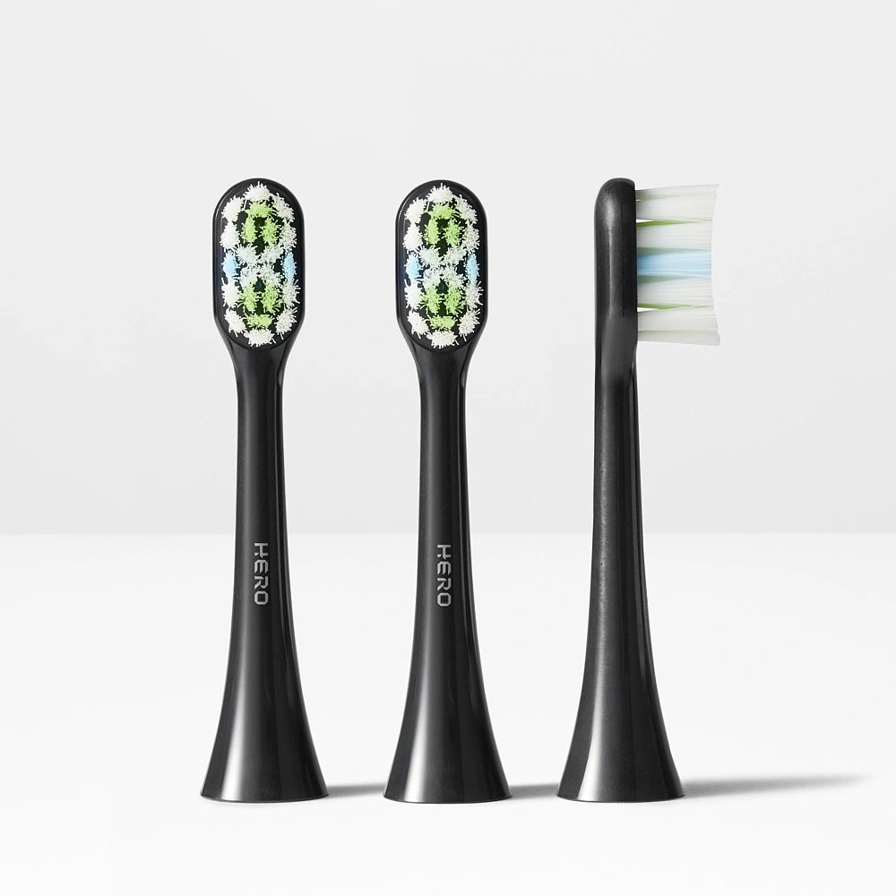 HERO Sonic Toothbrush Replacement Heads 3-Pack