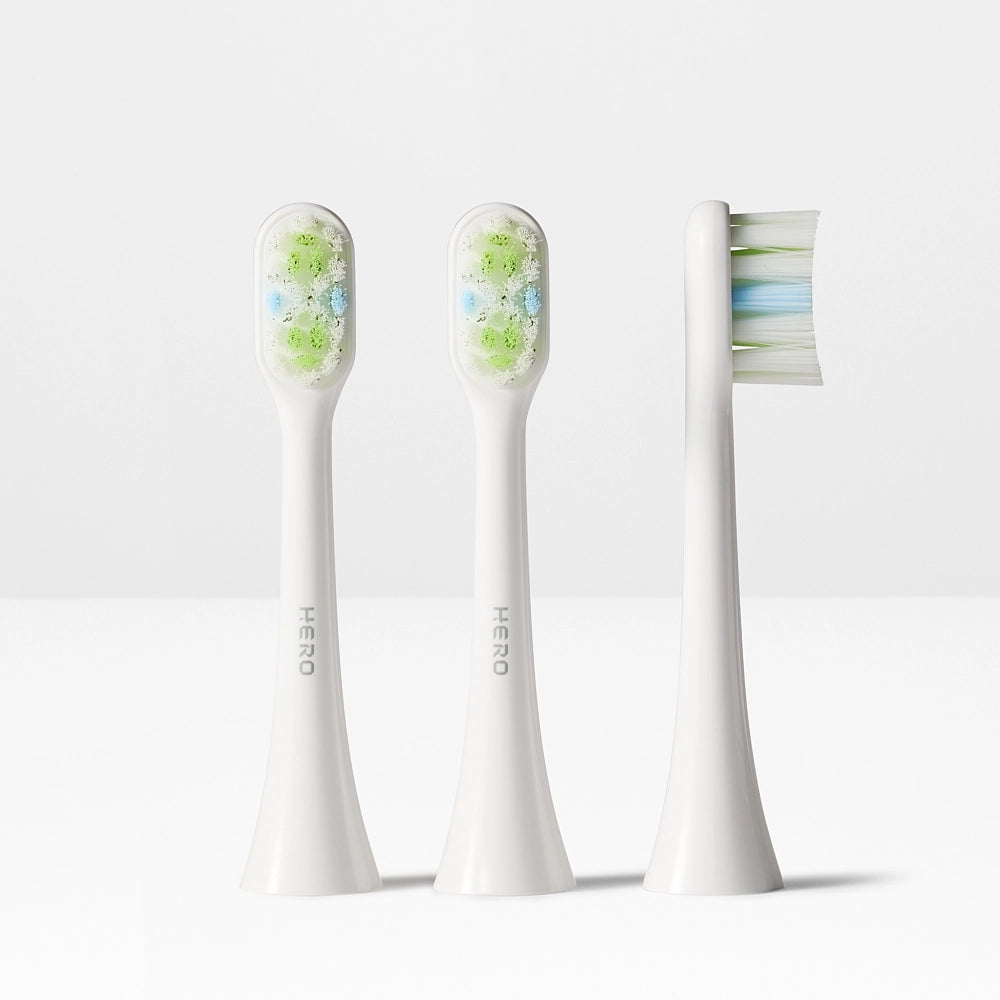 HERO Sonic Toothbrush Replacement Heads 3-Pack