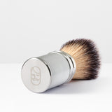 Beard & Blade Chubby Synthetic Shaving Brush Stainless Steel