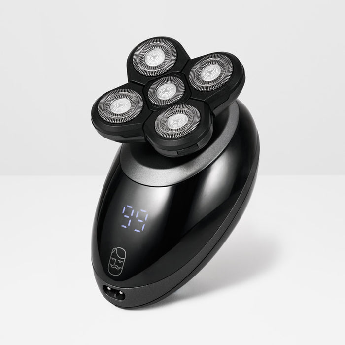 HERO Bald Shaver | 5-D Floating Heads, Showerproof | Beard & Blade