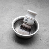 Beard & Blade Chubby Silvertip Synthetic Shaving Brush White