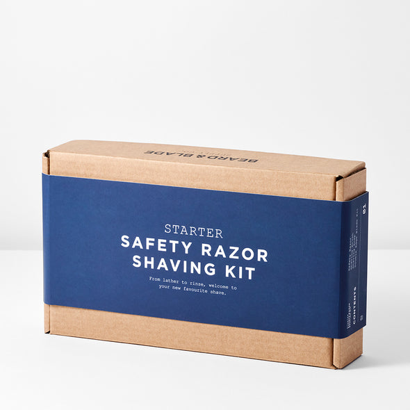Beard & Blade Starter Safety Razor Shaving Kit
