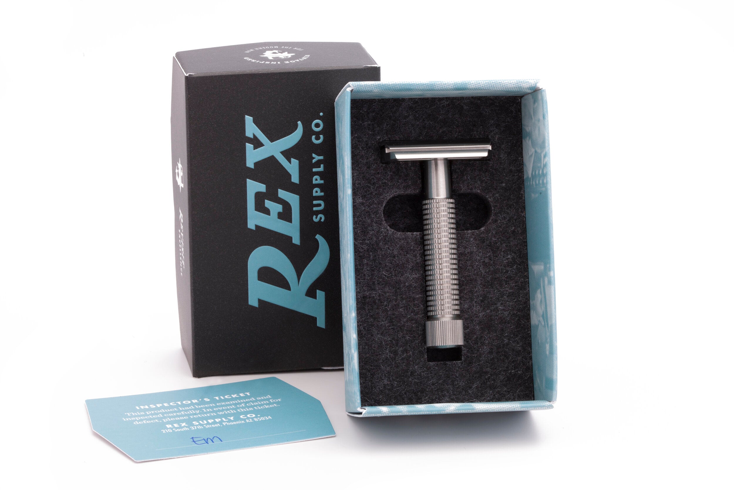 Rex Envoy Safety Razor Stainless Steel | Beard & Blade