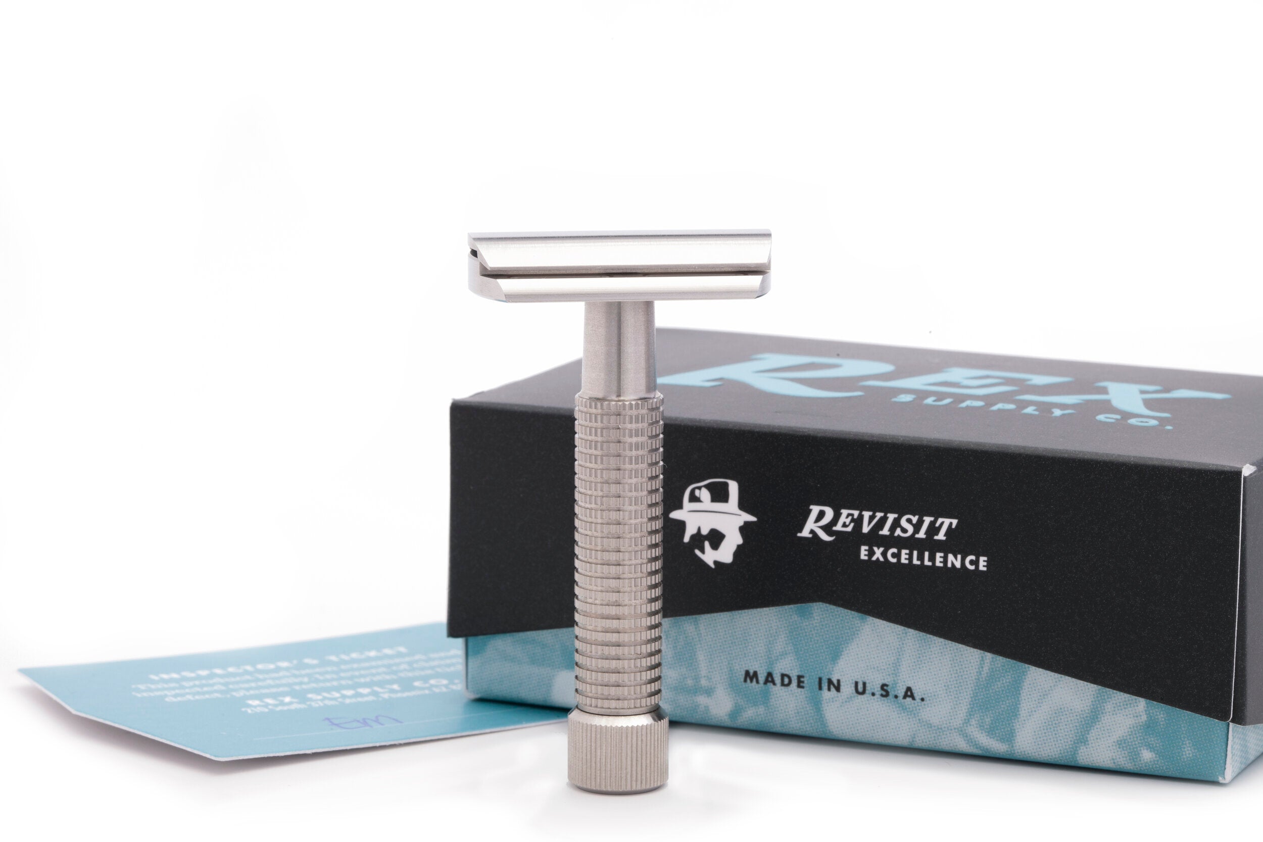 Rex Envoy Safety Razor Stainless Steel | Beard & Blade