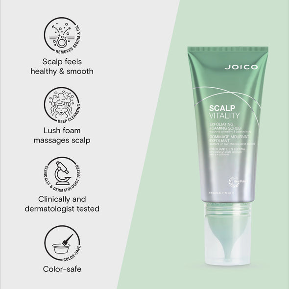 Joico Scalp Vitality Exfoliating Foaming Scrub 177ml
