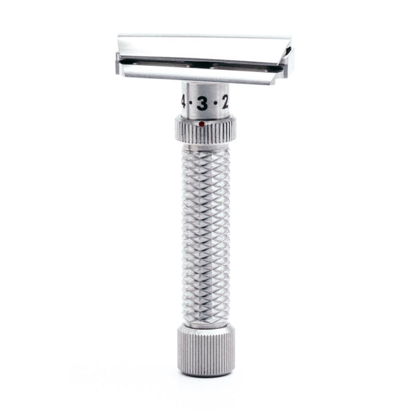 Rex Konsul Slant Safety Razor Stainless Steel | Beard & Blade