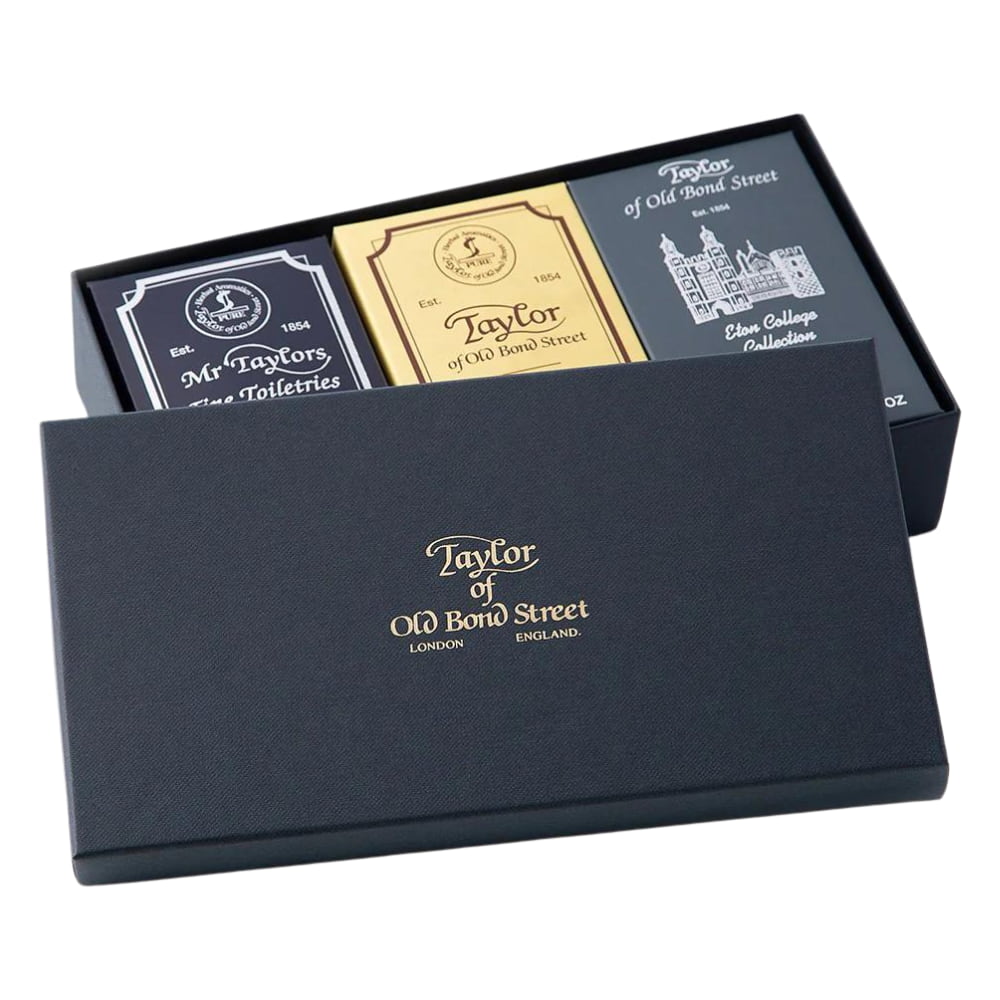 Taylor of Old Bond Street Mixed Bath Soap Gift Box