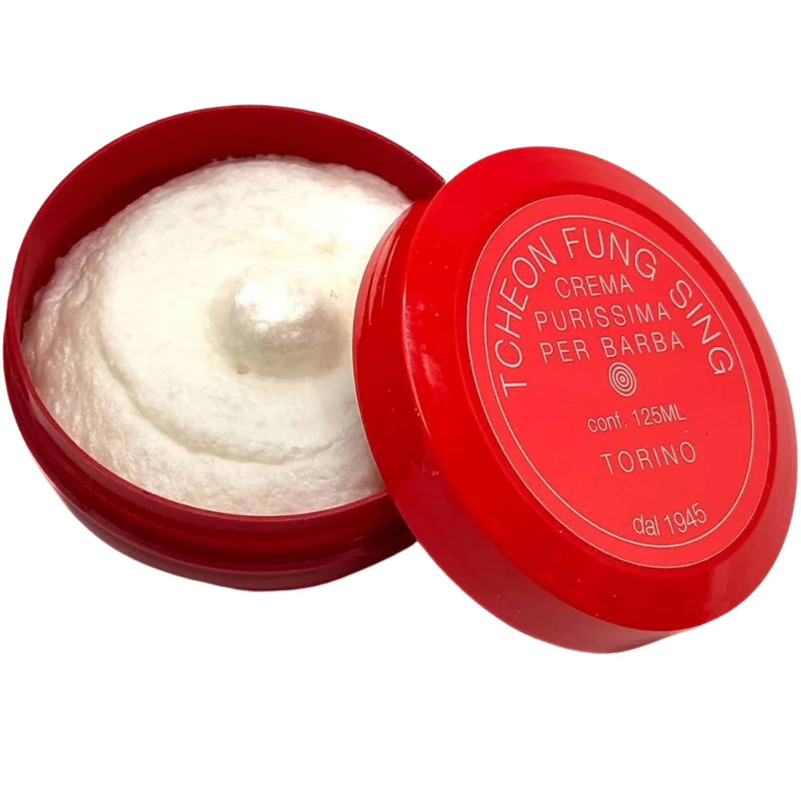 Tcheon Fung Sing Ciotola Rossa Shaving Soap 125ml