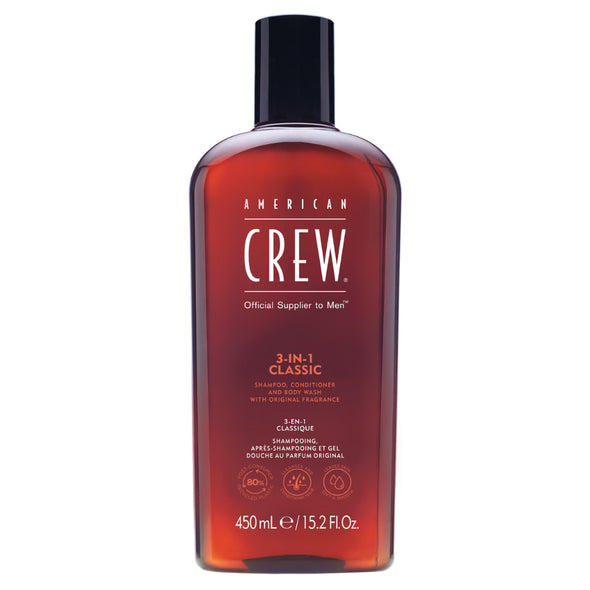 American Crew 3-in-1 Shampoo Conditioner Body Wash 450ml