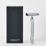 Beard & Blade Classic Safety Razor Long Handle Chrome