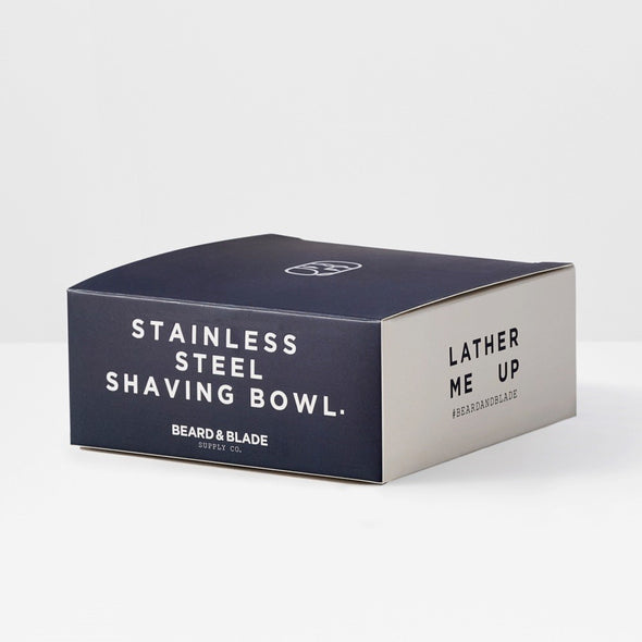 Beard & Blade Shaving Bowl Stainless Steel