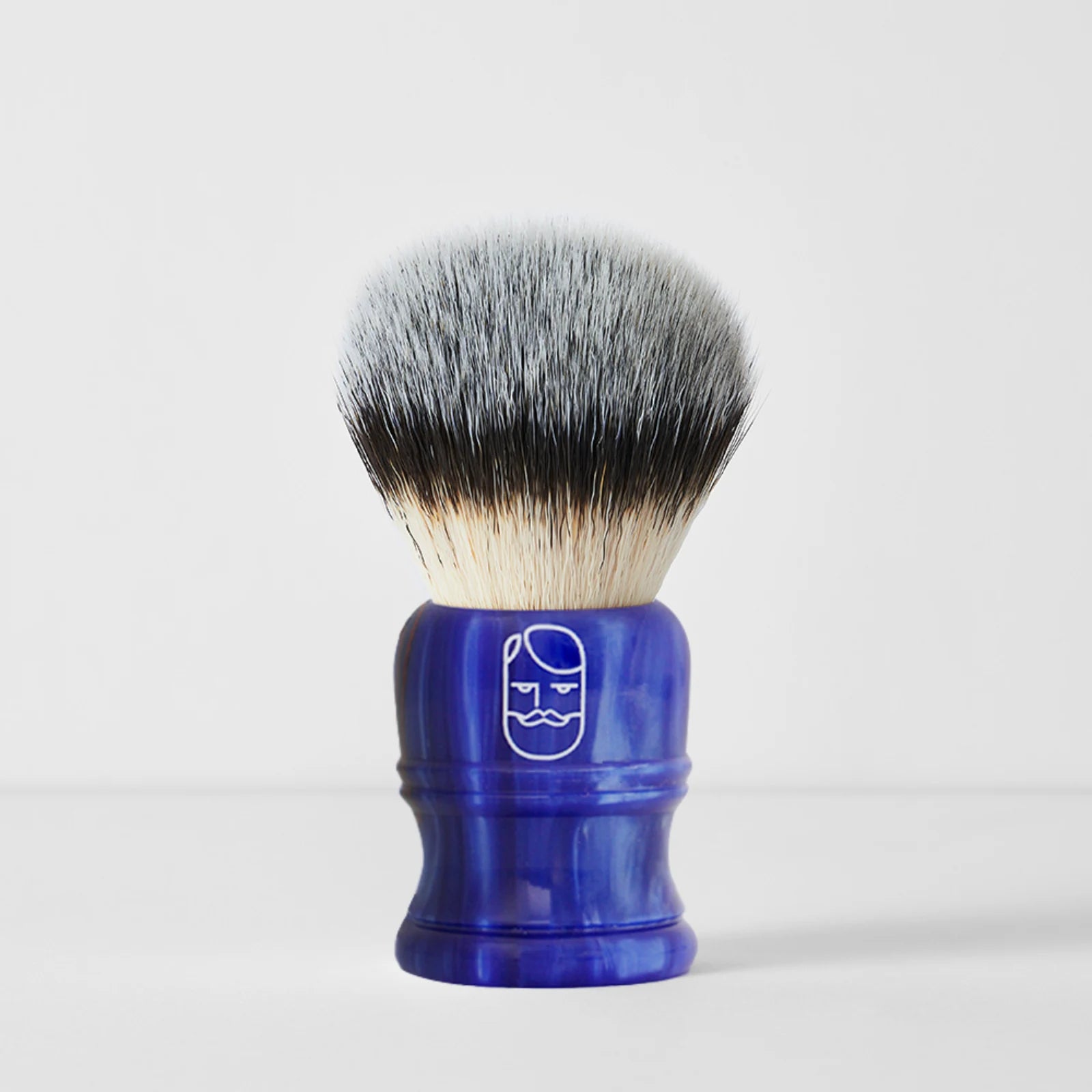 Beard & Blade Chubby Synthetic Shaving Brush Blue