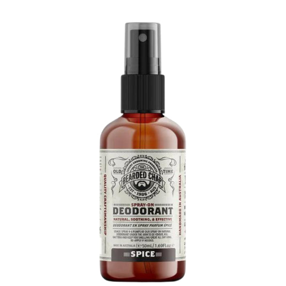 The Bearded Chap Spray-On Deodorant Spice 50ml