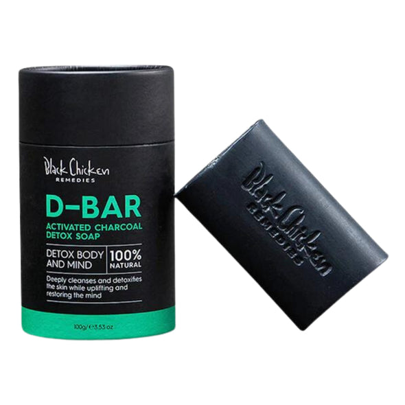 Black Chicken D-Bar Activated Charcoal Detox Soap 100g
