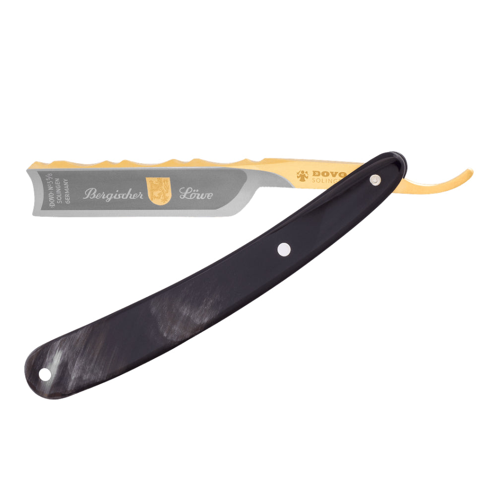 Dovo Straight Razor 5/8" FH Bergischer Lowe Buffalo Horn 3580