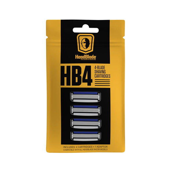 HeadBlade HB4 4-Blade Shaving Cartridges (4)