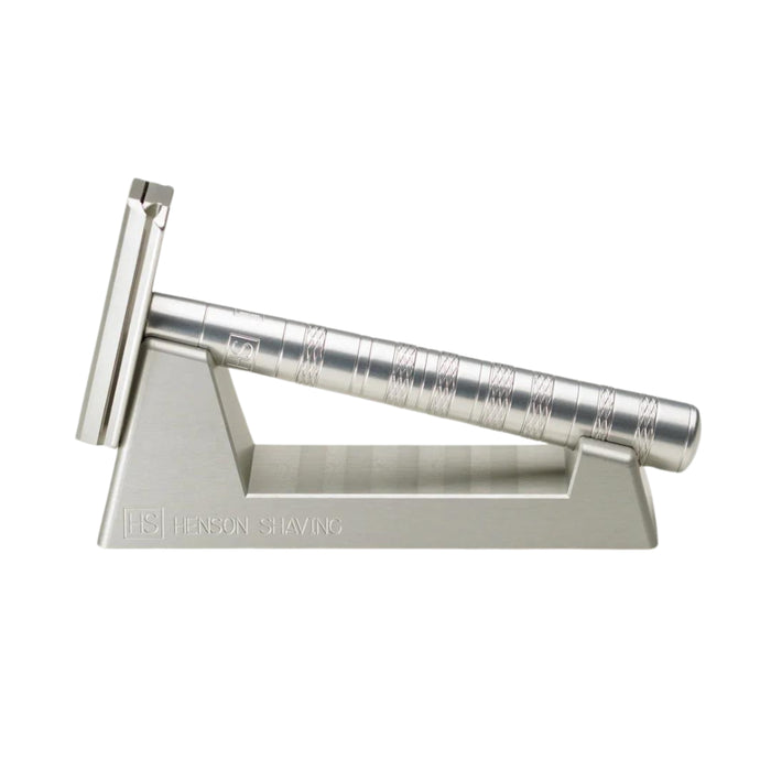 Henson Shaving Razor Stand Aluminium | Beard & Blade