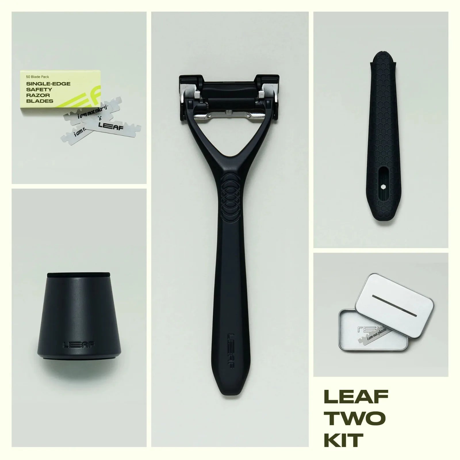 Leaf Shave The Leaf Two Razor Kit Black