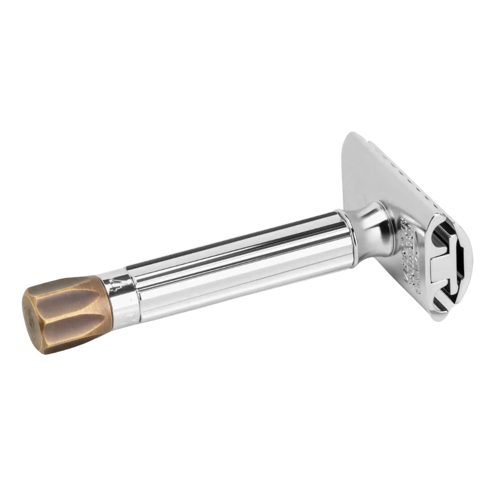 Merkur 500 Progress Safety Razor Antique Brass Edition