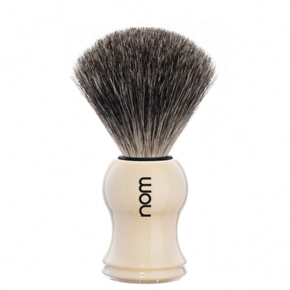 HJM nom Synthetic Shaving Brush Faux Faux Ivory