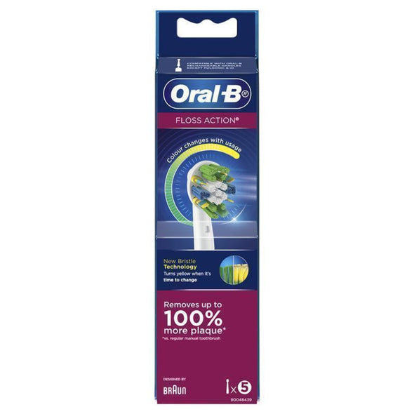 Oral-B FlossAction Electric Toothbrush Heads Refill 5 Pack