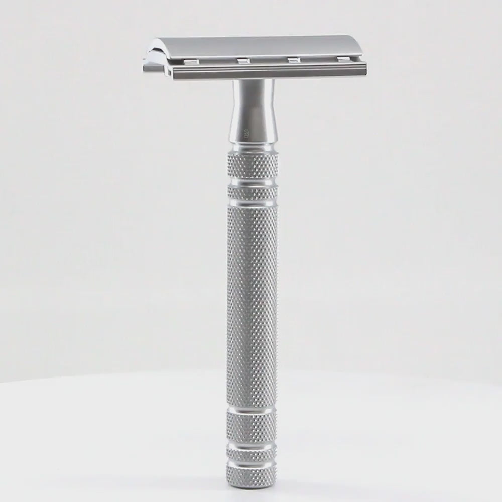 Feather AS-D2 Safety Razor Stainless Steel – Beard & Blade