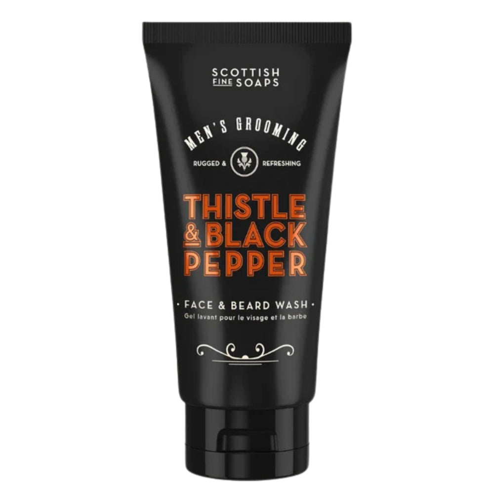 The Scottish Fine Soaps Thistle & Black Pepper Face & Beard Wash 150ml