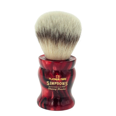 Simpsons Fibre Shaving Brush Tulip 3 Ruby