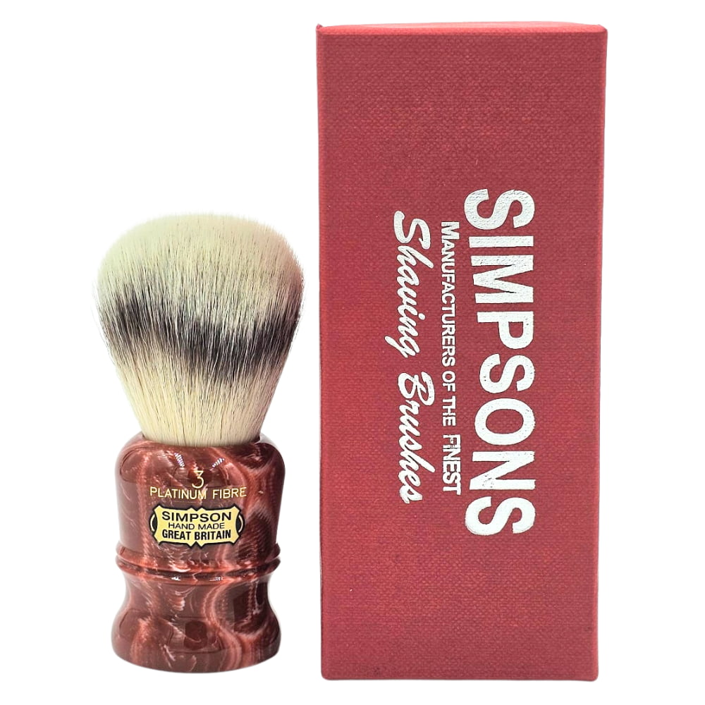 Simpsons Fibre Shaving Brush The Duke 3 Coral