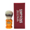 Simpsons Fibre Shaving Brush Duke 3 Sunspot Orange
