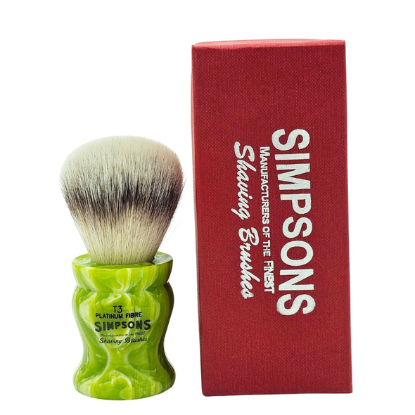 Simpsons Fibre Shaving Brush Tulip 3 Lime