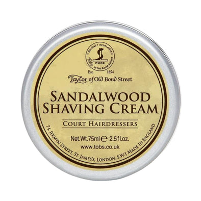 Taylor of Old Bond Street Sandalwood Shaving Cream 75ml