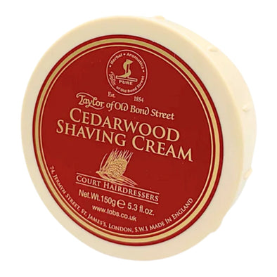 Taylor of Old Bond Street Cedarwood Shaving Cream 150g
