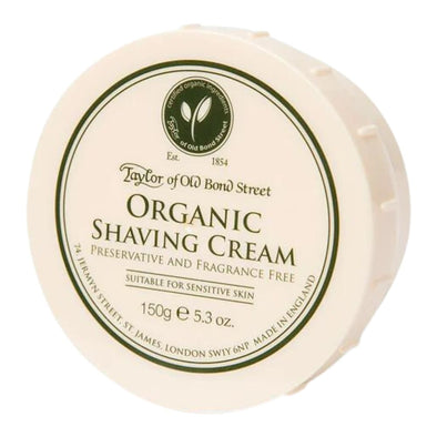 Taylor of Old Bond Street Organic Shaving Cream 150g