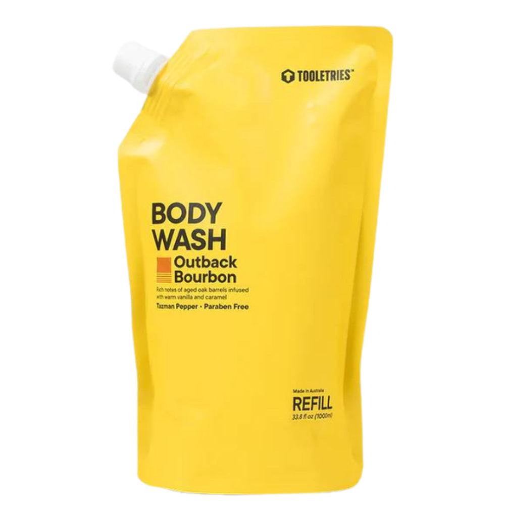Tooletries Body Wash Refill Outback Bourbon 1L