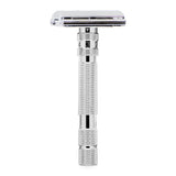 Rockwell Model T2 Safety Razor White Chrome
