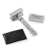 Rockwell Model T2 Safety Razor White Chrome