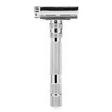Rockwell Model T2 Safety Razor White Chrome