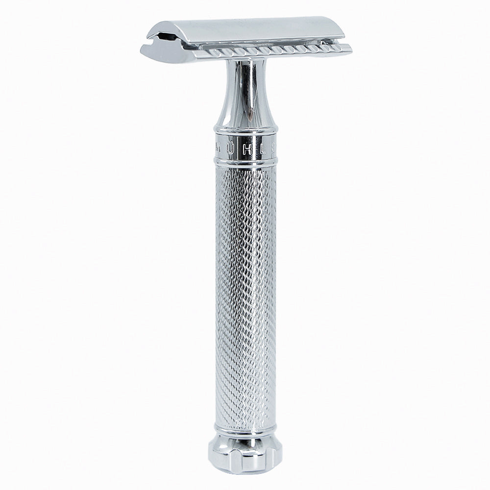 R89 Razor Muhle R89 Twist Safety Razor Chrome – Beard & Blade