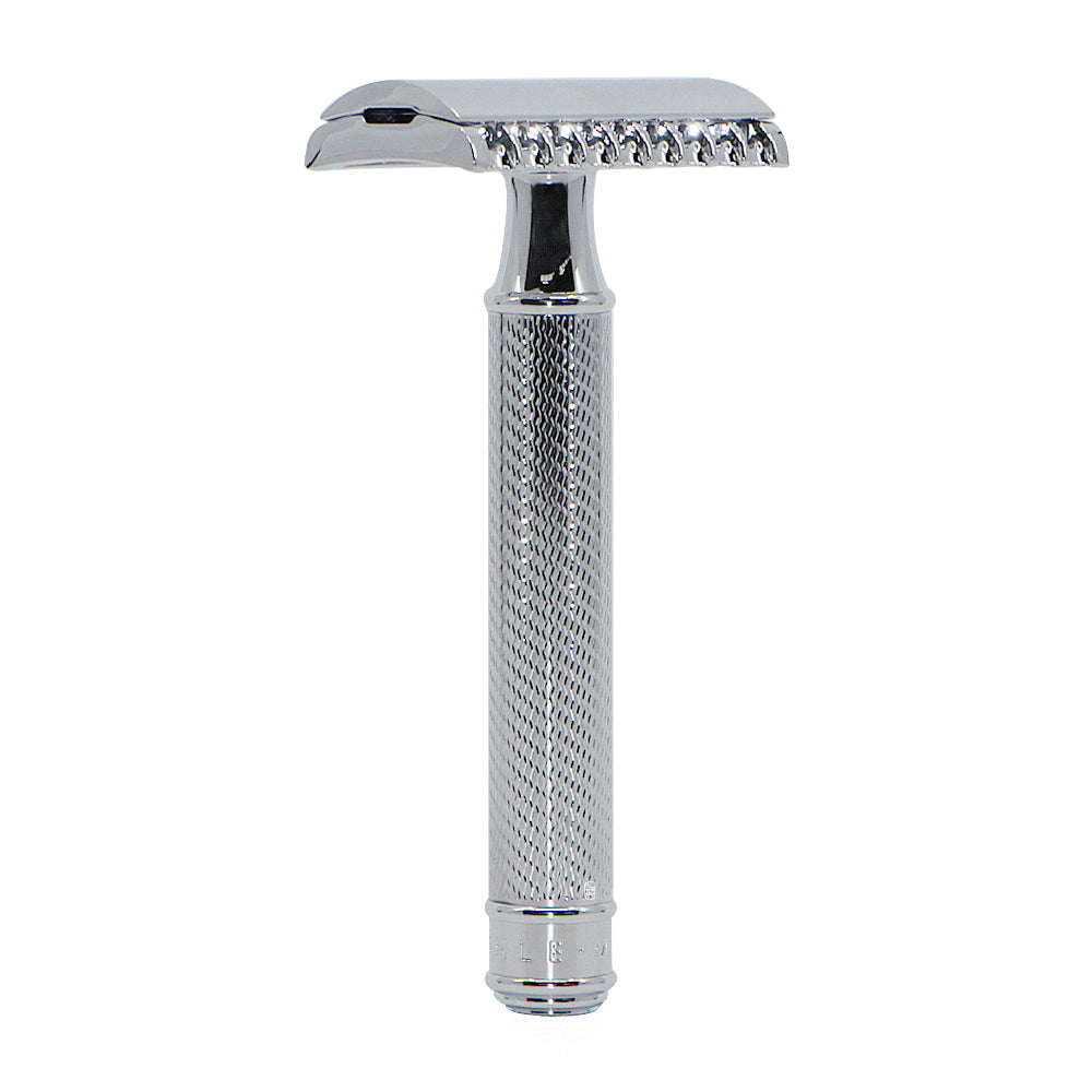 R49 Razor Muhle R41 Safety Razor Open Comb Chrome – Beard & Blade
