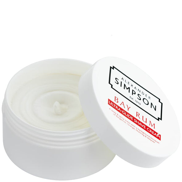 Alexander Simpson Bay Rum Ultra-Glide Shaving Cream 180ml