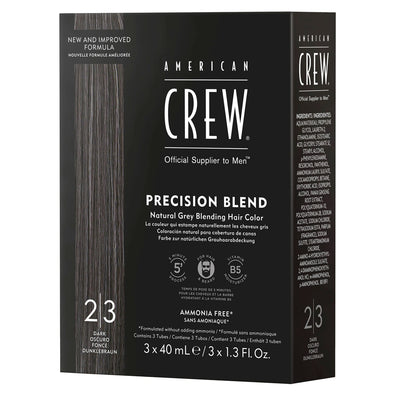 American Crew Precision Blend Dark 2-3 40ml - 3 Pack