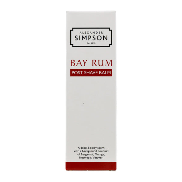 Alexander Simpson Bay Rum Post Shave Balm 100ml