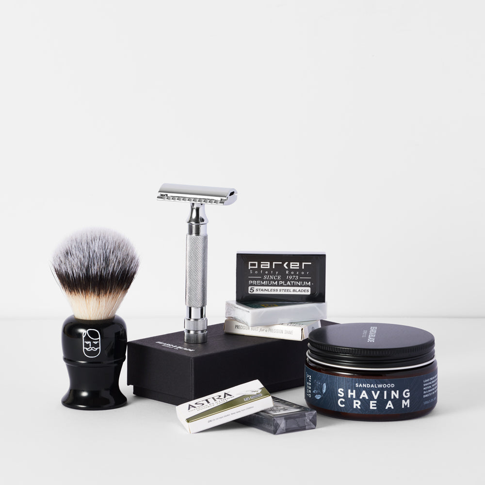 Beard & Blade Starter Safety Razor Shaving Kit