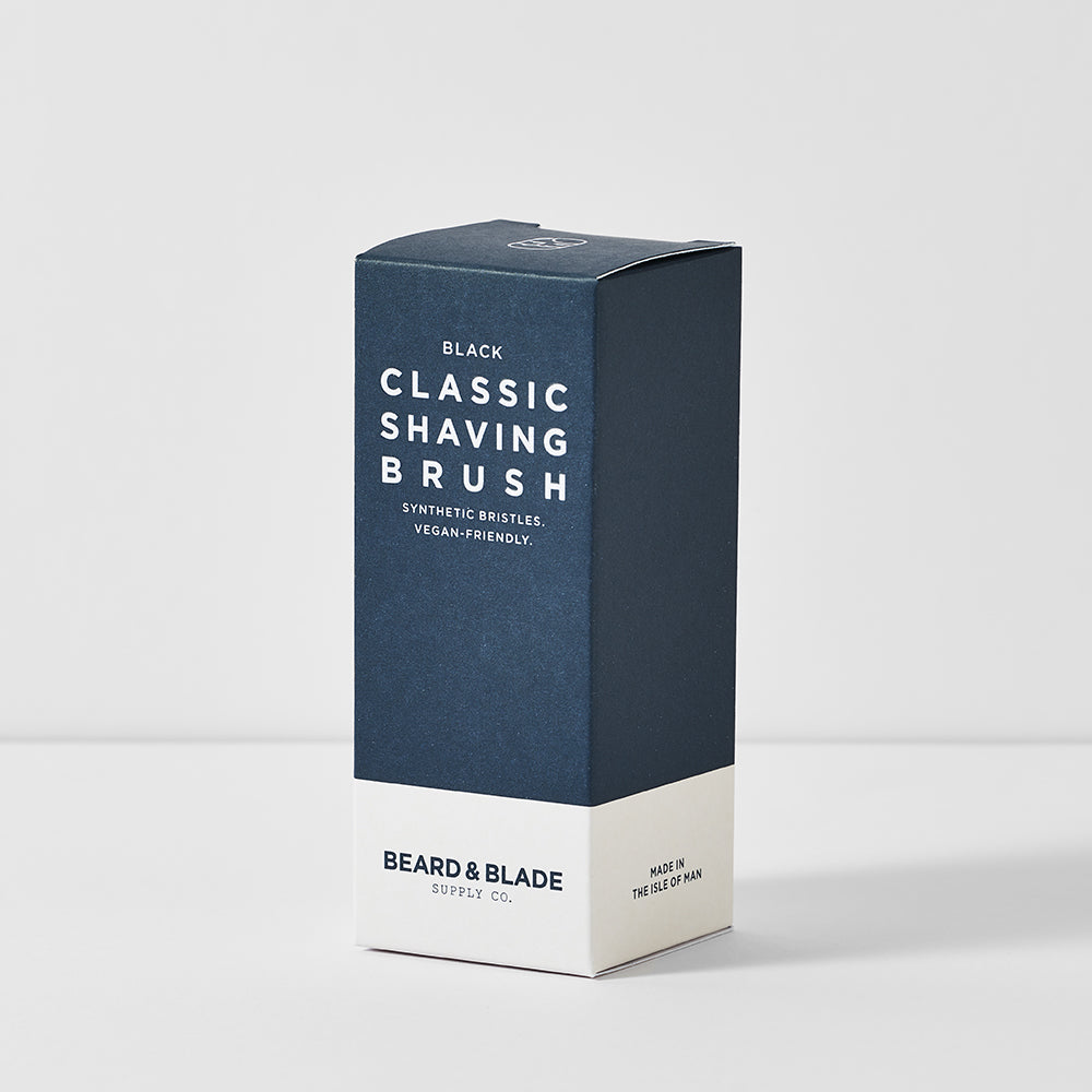 Beard & Blade Classic Synthetic Shaving Brush Black