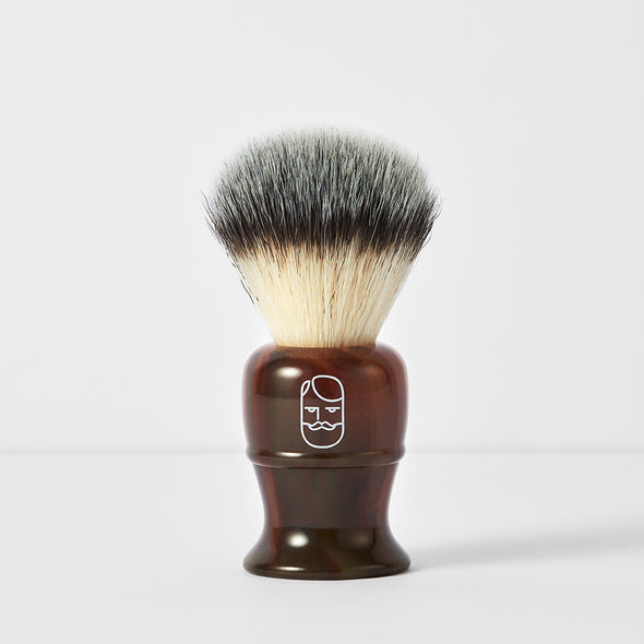 Beard & Blade Classic Synthetic Shaving Brush Faux Tortoiseshell