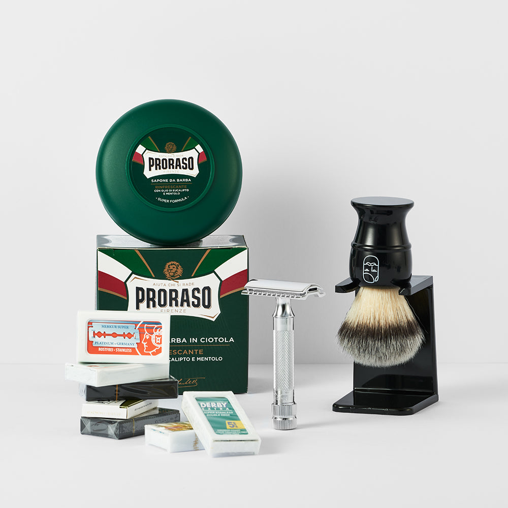 Beard & Blade Essentials Safety Razor Shaving Kit