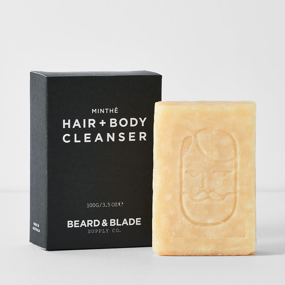Beard & Blade Hair & Body Cleanser Mint 100g