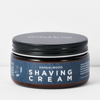 Beard & Blade Sandalwood Shaving Cream 100g