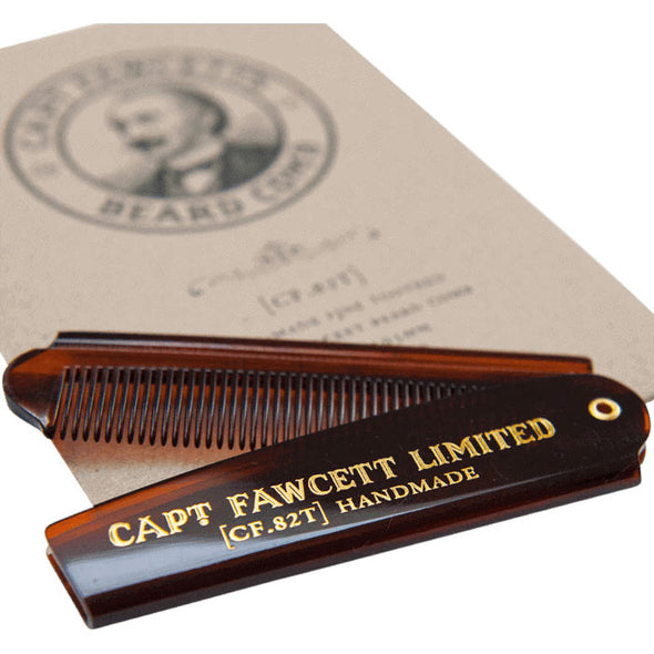 Captain Fawcett's Folding Beard & Moustache Comb 7.6"